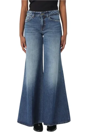 Dondup Jeansy, Kobieta, Niebieski, W29, Denim, Klasyczne Jeansyy z Pięcioma Kieszeniami