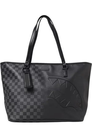 Sprayground Torebki, Kobieta, Czarny, ONE SIZE, Elegancka torba z nadrukiem rekinów