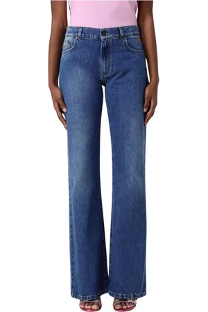 Msgm Jeansy, Kobieta, Niebieski, XS, Denim, Stylowe Flare Jeansyy dla Kobiet