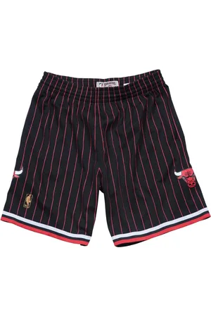 Mitchell & Ness Sport, Mężczyzna, Czarny, XL, Chicago Bulls Czarne Pasy Koszykówka Szorty