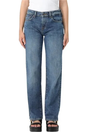7 for all Mankind Jeansy, Kobieta, Niebieski, W32, Klasyczne Niebieskie Straight Leg Jeansy