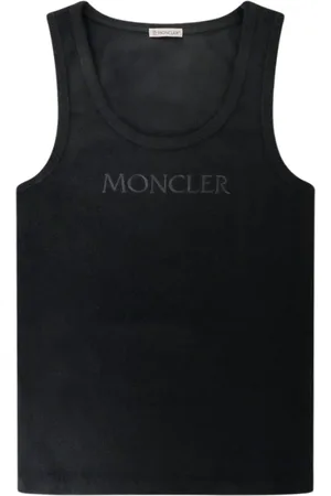 Moncler Koszulki, Kobieta, Czarny, S, Czarny Top Tank dla Kobiet