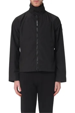 Canada Goose Kurtki, Mężczyzna, Czarny, M, Stylowa Lekka Kurtka Trench Coat