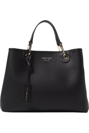 Emporio Armani Torebki, Kobieta, Czarny, ONE SIZE, Czarna Elegancka Torba Torebka