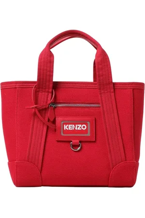 Kenzo Torebki, Kobieta, Czerwony, ONE SIZE, Czerwona Torba z Kanwy
