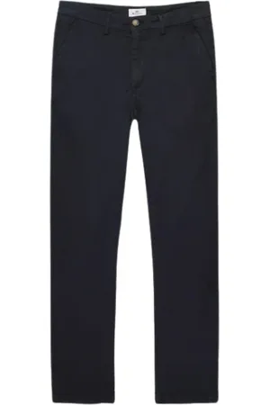 Aquascutum Spodnie, Mężczyzna, Niebieski, XL, Bawełna, Wygodne Spodniey Luźny fason Bawełna Elastan