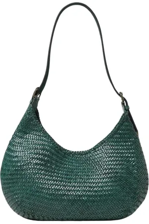 Dragon Diffusion Torebki, Kobieta, Zielony, ONE SIZE, Leather Crossbody Bag w Kolorze Lasu