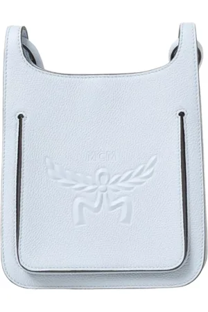 MCM Torebki, Kobieta, Niebieski, ONE SIZE, Pomarańczowa Mini Torba na ramię