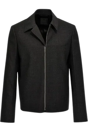 Givenchy Kurtki, Mężczyzna, Szary, S, Szary Krótki Blezer