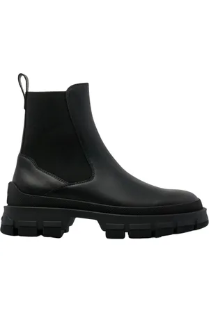 Moncler Buty, Kobieta, Czarny, 39 EU, Stylowe Rugged Sole Botki