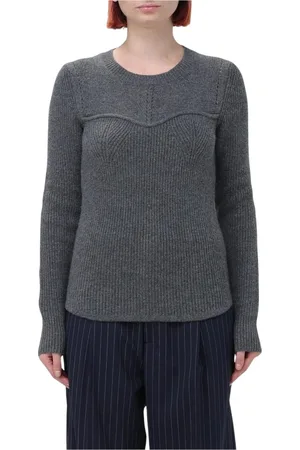 Isabel Marant Swetry, Kobieta, Szary, M, Szara Sweter z Serduszkiem