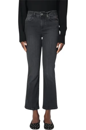 Liu Jo Jeansy, Kobieta, Czarny, W28, Czarne Bootcut Jeansyy dla Kobiet