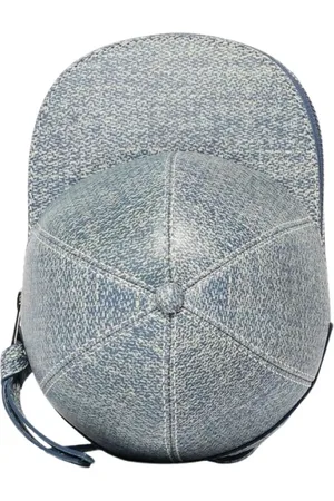 J.W.Anderson Torebki, Kobieta, Niebieski, ONE SIZE, Niebieska Skórzana Czapka Baseballowa Torba