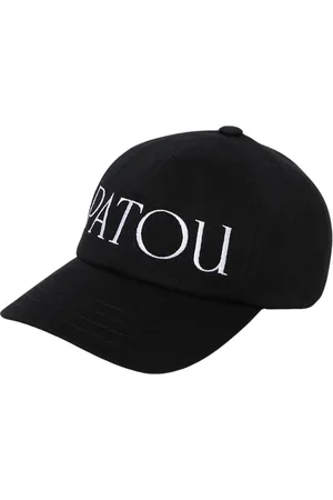 Patou Akcesoria, Kobieta, Czarny, ONE SIZE, Elegancka Czarna Czapka Baseballowa