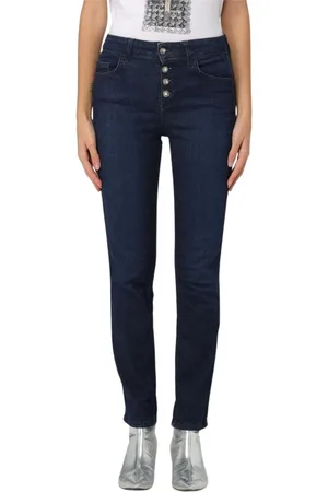 Liu Jo Jeansy, Kobieta, Niebieski, W33, Jeansy Skinny Bottom Up