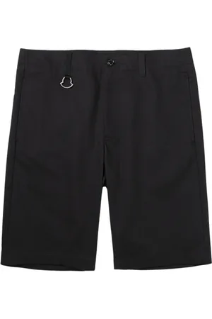 Moncler Szorty, Mężczyzna, Czarny, XL, Czarne Szorty Gabardine