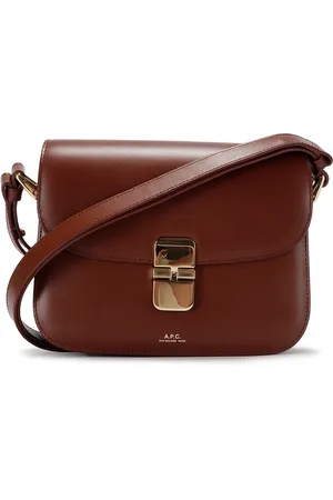 A.P.C. Torebki, Kobieta, brązowy, ONE SIZE, Mała Torba Grace