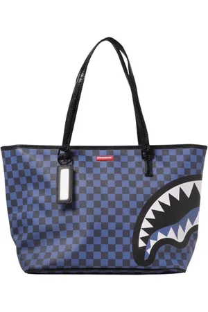 Sprayground Torebki, Kobieta, Wielobarwność, ONE SIZE, Torebka z kraciastą paszczą rekina