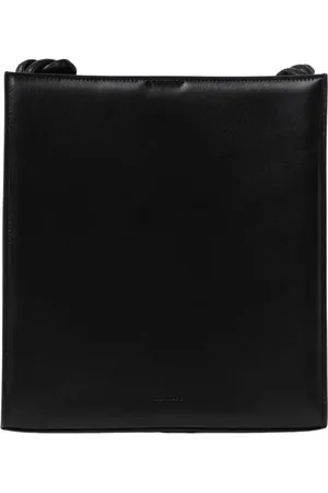 Jil Sander Torebki, Kobieta, Czarny, ONE SIZE, Czarna skórzana kopertówka