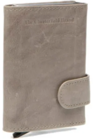 Chesterfield Akcesoria, unisex, Beżowy, ONE SIZE, Portland Szary Skórzana Torba
