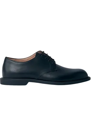 The Row Buty, Mężczyzna, Czarny, 41 1/2 EU, Klasyczny But Derby z Polerowanej Skóry
