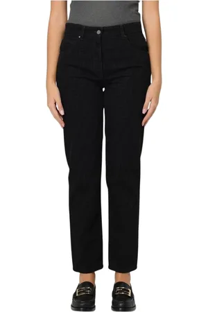 Fendi Jeansy, Kobieta, Czarny, S, Czarne Ripped Skinny Jeansy