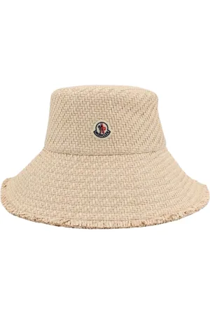 Moncler Akcesoria, Kobieta, Beżowy, M, Beżowy Kapelusz z Obwódką