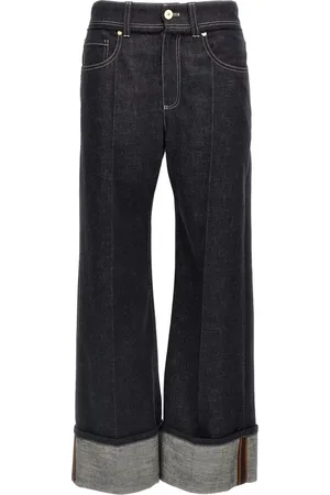 Brunello Cucinelli Jeansy, Kobieta, Niebieski, 2XS, Jeansy z bawełny Made in Italy