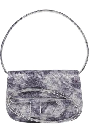 Diesel Torebki, Kobieta, Niebieski, ONE SIZE, Denim, Denim Clutch Top Torba