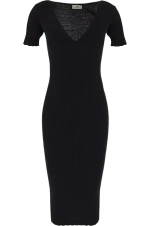 Elisabetta Franchi Sukienki, Kobieta, Czarny, M, Sukienka Damska Moda Elegancki Styl