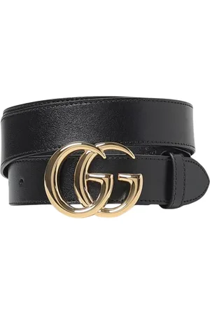 Gucci Akcesoria, Mężczyzna, Czarny, 110 CM, Czarny Skórzany Pasek dla Mężczyzn