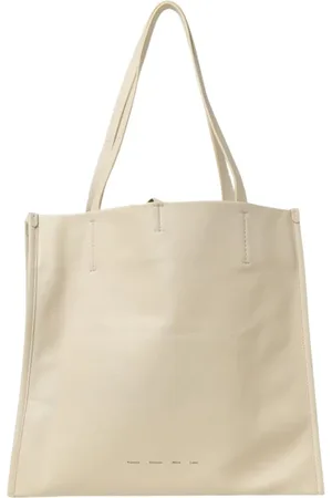 Proenza Schouler Torebki, Kobieta, Beżowy, ONE SIZE, Elegancka biała skórzana torba na ramię