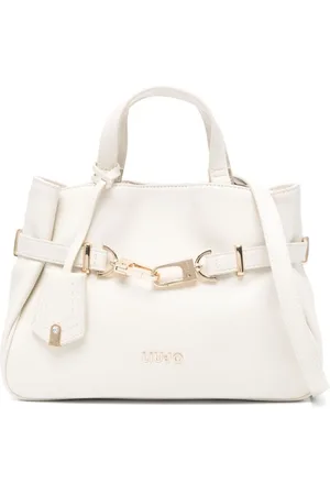 Liu Jo Torebki, Kobieta, Beżowy, ONE SIZE, Beżowa torba shopper Bianco