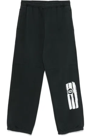 Maison Margiela Spodnie, Kobieta, Czarny, XS, Czarne Spodnie z Elastycznym Pasem
