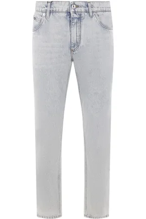 Dolce & Gabbana Jeansy, Mężczyzna, Niebieski, L, Niebieskie Jeansyy Regular-Fit