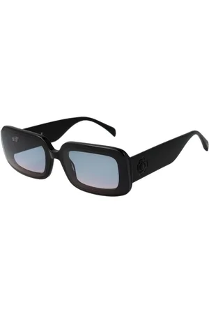 Maje Akcesoria, Kobieta, Czarny, ONE SIZE, Czarne Okulary Przeciwsłoneczne Damskie Styl Prostokątny