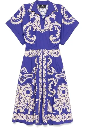 Etro Sukienki, Kobieta, Fioletowy, S, Elegancka Kolekcja Sukienek