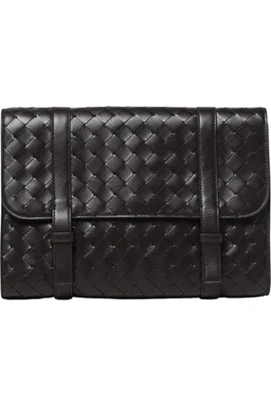 Bottega Veneta Torebki, Mężczyzna, Czarny, ONE SIZE, Elegancka Skórzana Torebka