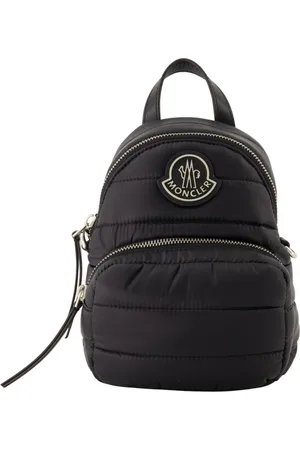 Moncler Torebki, Kobieta, Czarny, ONE SIZE, Nylon, Czarna Nylonowa Torba na ramię Kilia