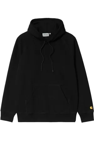 Carhartt Bluzy, Mężczyzna, Czarny, S, Bawełna, Bluza z kapturem Chase