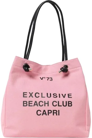 V°73 Torebki, Kobieta, Różowy, ONE SIZE, Elegancka Torba Beach Club