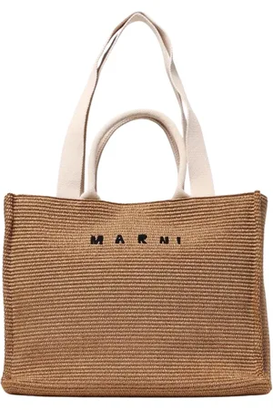 Marni Torebki, Kobieta, Beżowy, ONE SIZE, Naturalna Torba Torebka Stylowy Funkcjonalny Dodatek