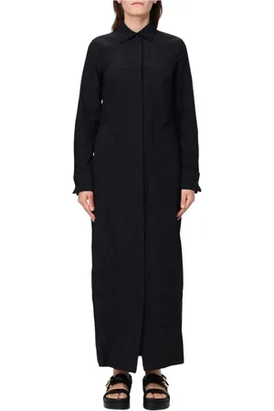 Max Mara Sukienki, Kobieta, Czarny, 2XS, Elegancka Sukienka w Paski