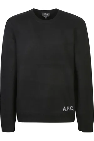 A.P.C. Swetry, Mężczyzna, Czarny, M, Czarny Sweter Aw 24 Moda Męska