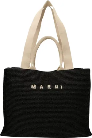 Marni Torebki, Kobieta, Czarny, ONE SIZE, Elegancka Pleciona Torba