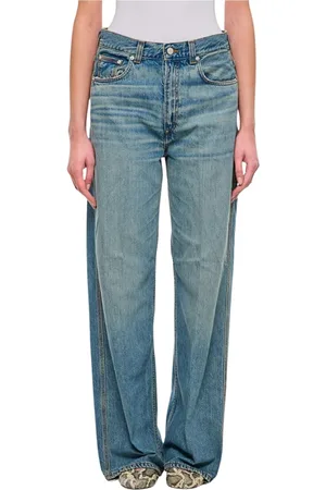 haikure Jeansy, Kobieta, Niebieski, W30, Zgryzione Niebieskie Dżinsy Skinny