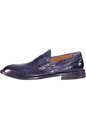 Green george Buty, Mężczyzna, Niebieski, 42 EU, Niebieskie płaskie buty męskie