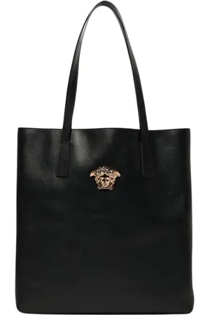 VERSACE Torebki, Kobieta, Czarny, ONE SIZE, Luksusowa torba skórzana