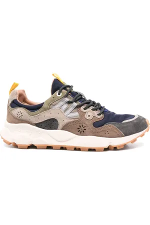 Flower Mountain Buty, Mężczyzna, Wielobarwność, 43 EU, Nylon, Stylowe Marrone Sneakersy dla Mężczyzn