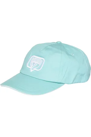 Chiara Ferragni Akcesoria, Kobieta, Niebieski, ONE SIZE, Niebieski Eye Logo Baseball Cap
